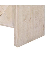 Streamdale Furniture Woven Wood Slat Door Sideboard