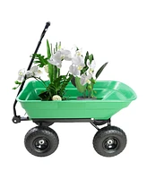 Streamdale Furniture Folding Garden Dump Truck - 300lb Capacity