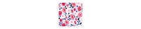 Hudson Baby Girls Cotton Dresses, Blue Pink Flowers