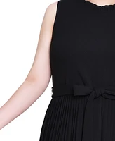 Ny Collection Women's Sleeveless Pleated Skirt Dress