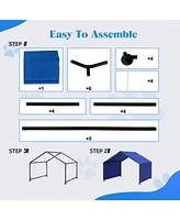 Streamdale Furniture Dog Shade Shelter - Waterproof Sun Protection Blue