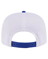 New Era Men's White/Blue New York Knicks Hardwood Two-Tone Golfer Adjustable Hat