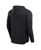Fanatics Men's Black Philadelphia Phillies Front Office Power Mono Long Sleeve Hoodie T-Shirt