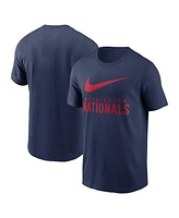 Nike Men's Navy Washington Nationals Swoosh T-Shirt