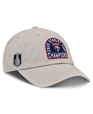 Fanatics Women's Khaki Florida Panthers 2025 Stanley Cup Champions Unstructured Adjustable Hat