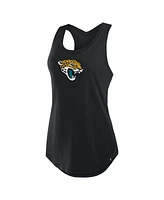 Fanatics Women's Black Jacksonville Jaguars Iron Fan Tank Top