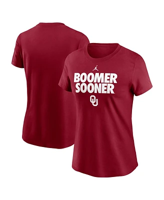 Jordan Women's Crimson Oklahoma Sooners Local Ultimate Chant T-Shirt