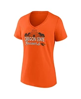 Fanatics Women's Orange Oregon State Beavers Fundamentals Region Draw T-Shirt