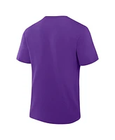 Fanatics Men's Purple Lsu Tigers Big Tall Distressed Vintage Logo T-Shirt
