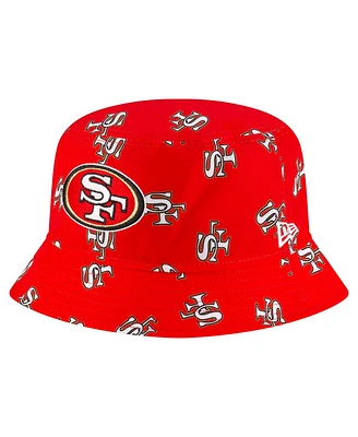 New Era Men's Scarlet San Francisco 49ers City Originals Bucket Hat