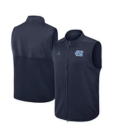 Jordan Men's Navy North Carolina Tar Heels Primetime Victory Performance Full Zip Vest