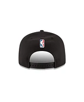 New Era Men's Black Oklahoma City Thunder Core Logo 9FIFTY Snapback Hat