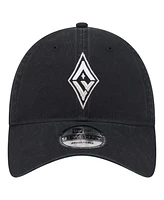 New Era Men's and Women's Black Las Vegas Aces Core Alt Logo 9TWENTY Adjustable Hat