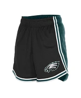 New Era Women's Black/Midnight Green Philadelphia Eagles Sport Classics Mesh Shorts