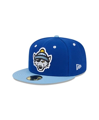 New Era Men's Royal Erie SeaWolves Theme Nights 59FIFTY Fitted Hat