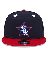 New Era Men's Navy/Red Chicago White Sox 2025 Mlb All-Star Game Workout Side Patch 9FIFTY Snapback Hat