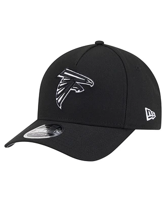 New Era Men's Black Atlanta Falcons Team Collection 9FORTY M-Crown A-Frame Adjustable Hat