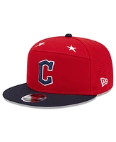 New Era Men's Red/Navy Cleveland Guardians 2025 Mlb All-Star Game Side Patch 9FIFTY Snapback Hat