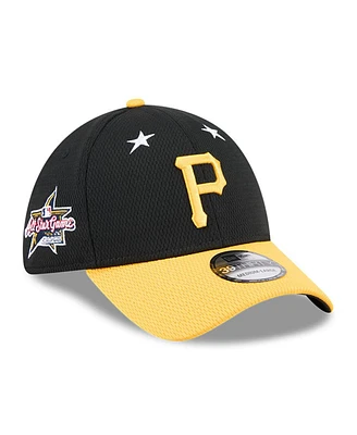 New Era Men's Black/Gold Pittsburgh Pirates 2025 Mlb All-Star Game 39THIRTY Flex Hat