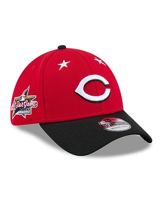 New Era Men's Red/Black Cincinnati Reds 2025 Mlb All-Star Game 39THIRTY Flex Hat