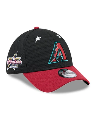 New Era Men's Black/Red Arizona Diamondbacks 2025 Mlb All-Star Game 39THIRTY Flex Hat