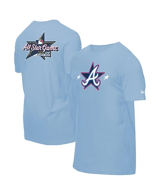 New Era Men's Light Blue Atlanta Braves 2025 Mlb All-Star Game Workout T-Shirt