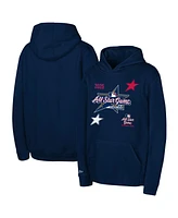 Mitchell & Ness Big Boys and Girls Navy 2025 Mlb All-Star Game Pullover Hoodie