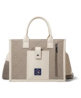 Montana West Atlanta Braves Whipstitch Crossbody Tote Handbag