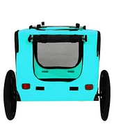 Pet Bike Trailer - Folding, Quick Release, Leash