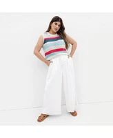 City Chic Plus Cornelia Stripe Top