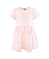 Hudson Baby Infant and Toddler Girls Cotton Dresses, Floral Bunnies