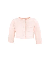 Hudson Baby Girls Cotton Dress and Cardigan Set