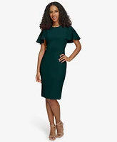 Calvin Klein Women's Scuba Crepe Sheath Dress