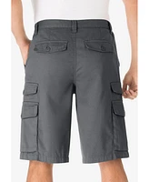 KingSize Men's Big & Tall 12" Side Elastic Cargo Shorts
