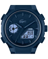 Lacoste Men's LC33 Navy Silicone Strap Watch, 44.8mm