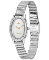 Lacoste Women's Parisienne Silver Tone Stainless Steel Bracelet Watch, 22mm