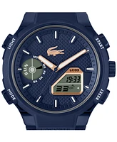 Lacoste Men's LC33 Midnight Navy Silicone Strap Watch, 44.8mm