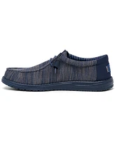 Hey Dude Men's Wally Stretch Sox Slip-On Casual Moccasin Sneakers from Finish Line