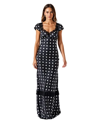 Modenaire Women's Sleeveless Ribbed Knit High Neck Midi Dress