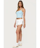 Edikted Women's Jovana Lace Trim Tank Top