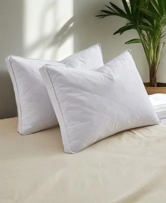Unikome Diamond Quilted Down Feather With Gusseted Edge 2 Pack Pillows
