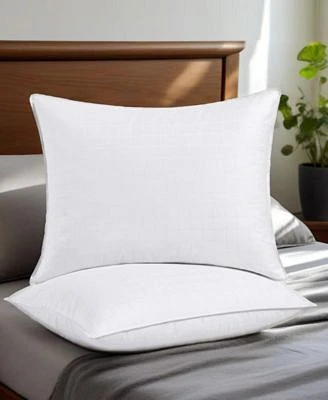 Unikome Premium 100 Cotton Down Around Design Down Feather 2 Pack Pillows
