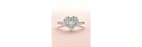 Classique by Effy Diamond Heart Ring (9/10 ct. t.w.) in 14k White Gold