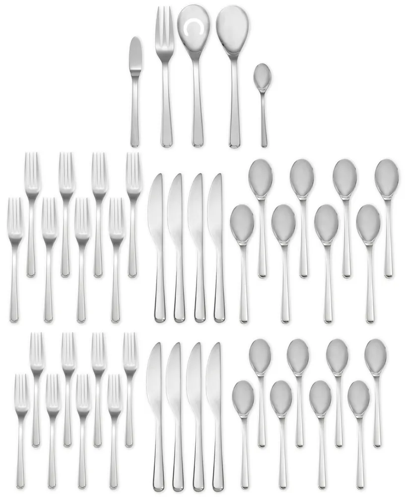 Nambe 45-Pc. Aura Flatware Set, Service for 8