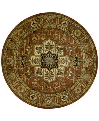 Nourison Home Rajah JA35 Brick 8' Round Area Rug