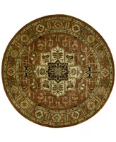 Nourison Home Rajah JA35 Brick 8' Round Area Rug