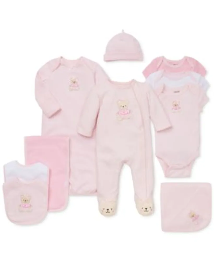 Little Me Baby Girls Sweet Bear Gift Bundle Collection