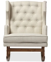 Bethany Light Beige Rocking Chair