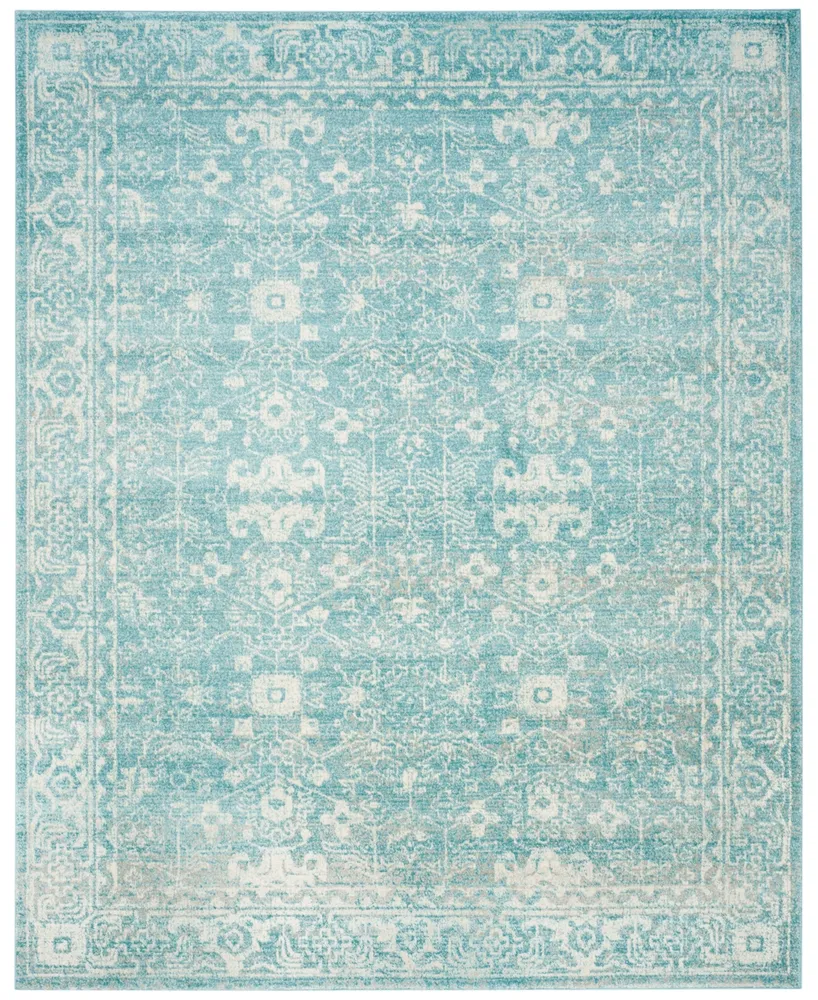 Safavieh Evoke EVK270D Light Blue/Ivory 5'1" x 7'6" Area Rug