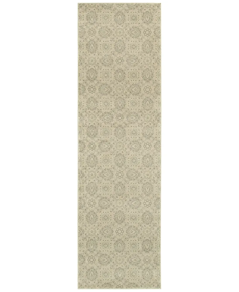 Jhb Design Tidewater Meridian 2'3" x 7'6" Runner Rug